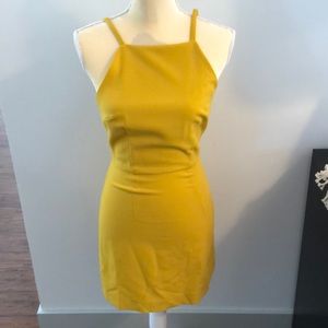 mustard yellow dress